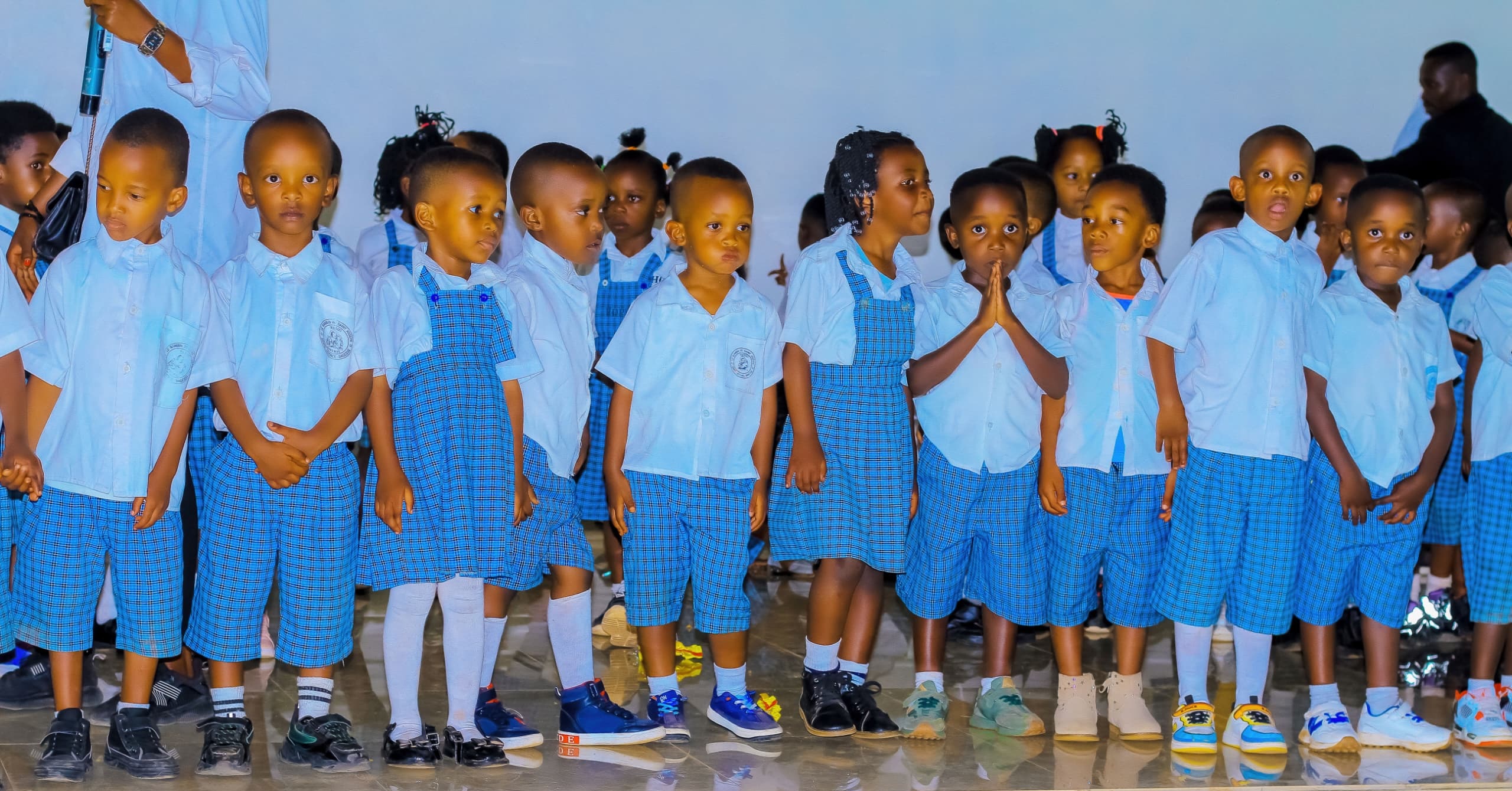 Happy Le Bambin de Saint Joseph School students in a classroom setting