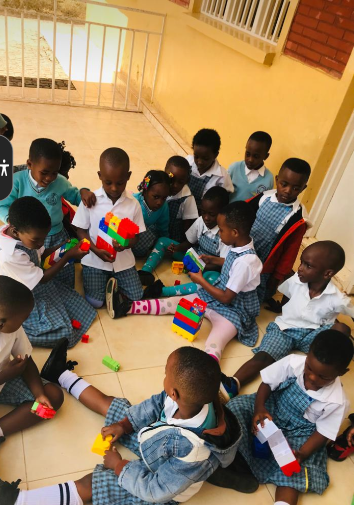 Le Bambin de Saint Joseph students in a classroom setting for Creative Activities